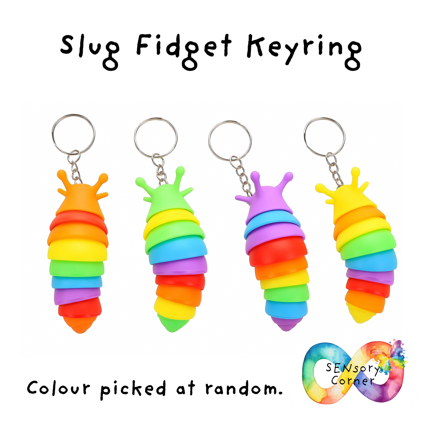 Slug Fidget Keyring