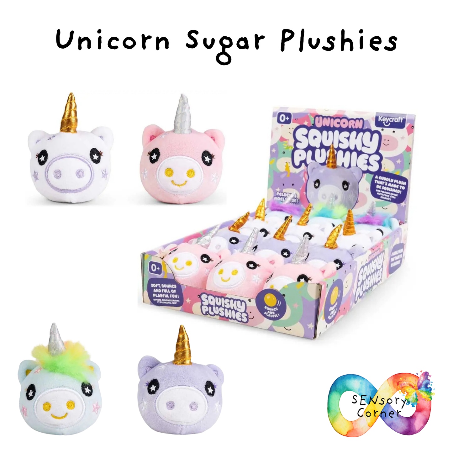 Unicorn Sugar Plushies