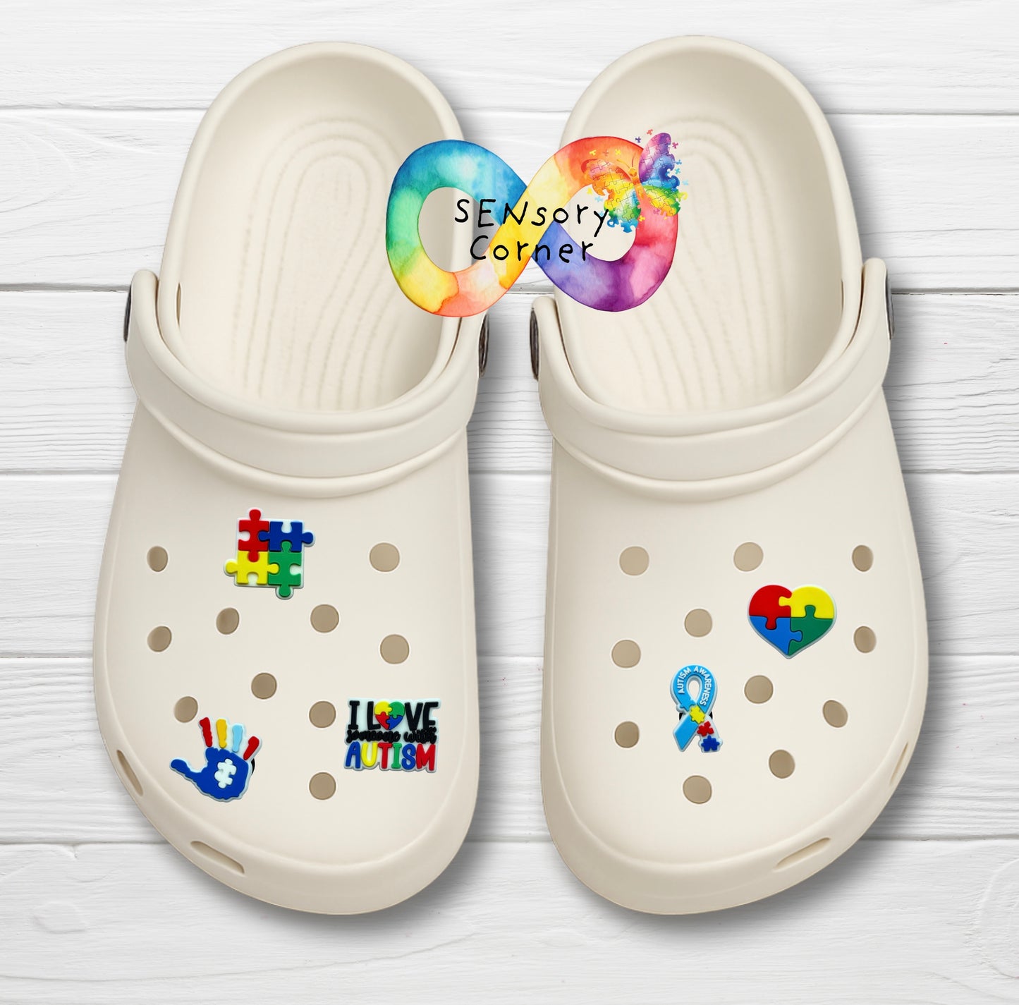 Autism Advocate Shoe Charm