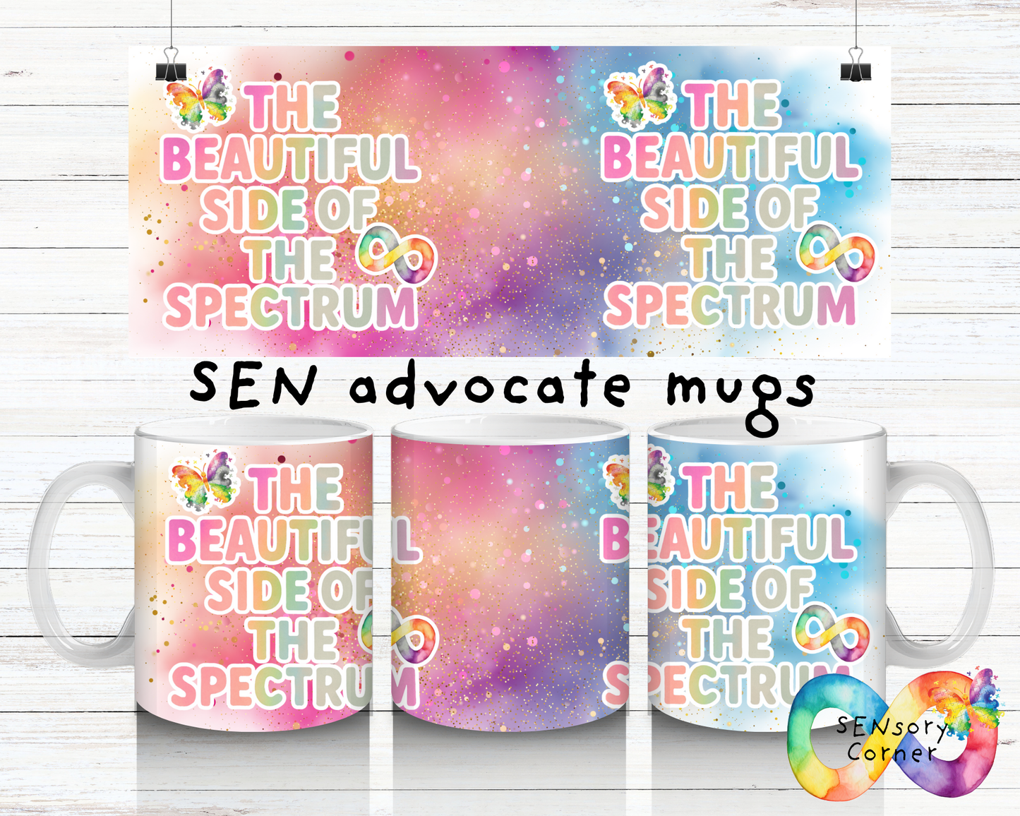 The Beautiful Side Of The Spectrum SEN Advocate Mug