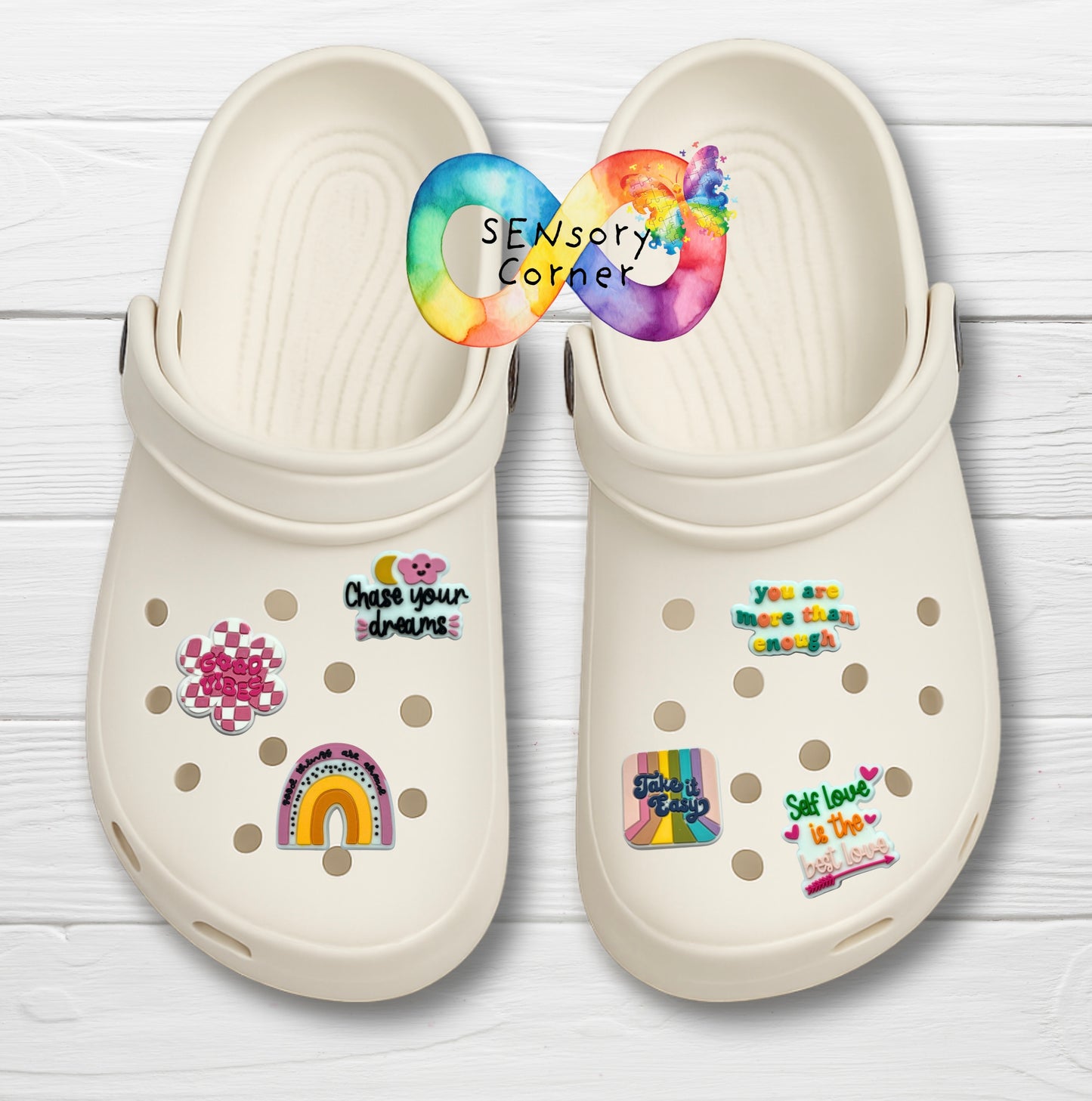 Positivity Shoe Charm