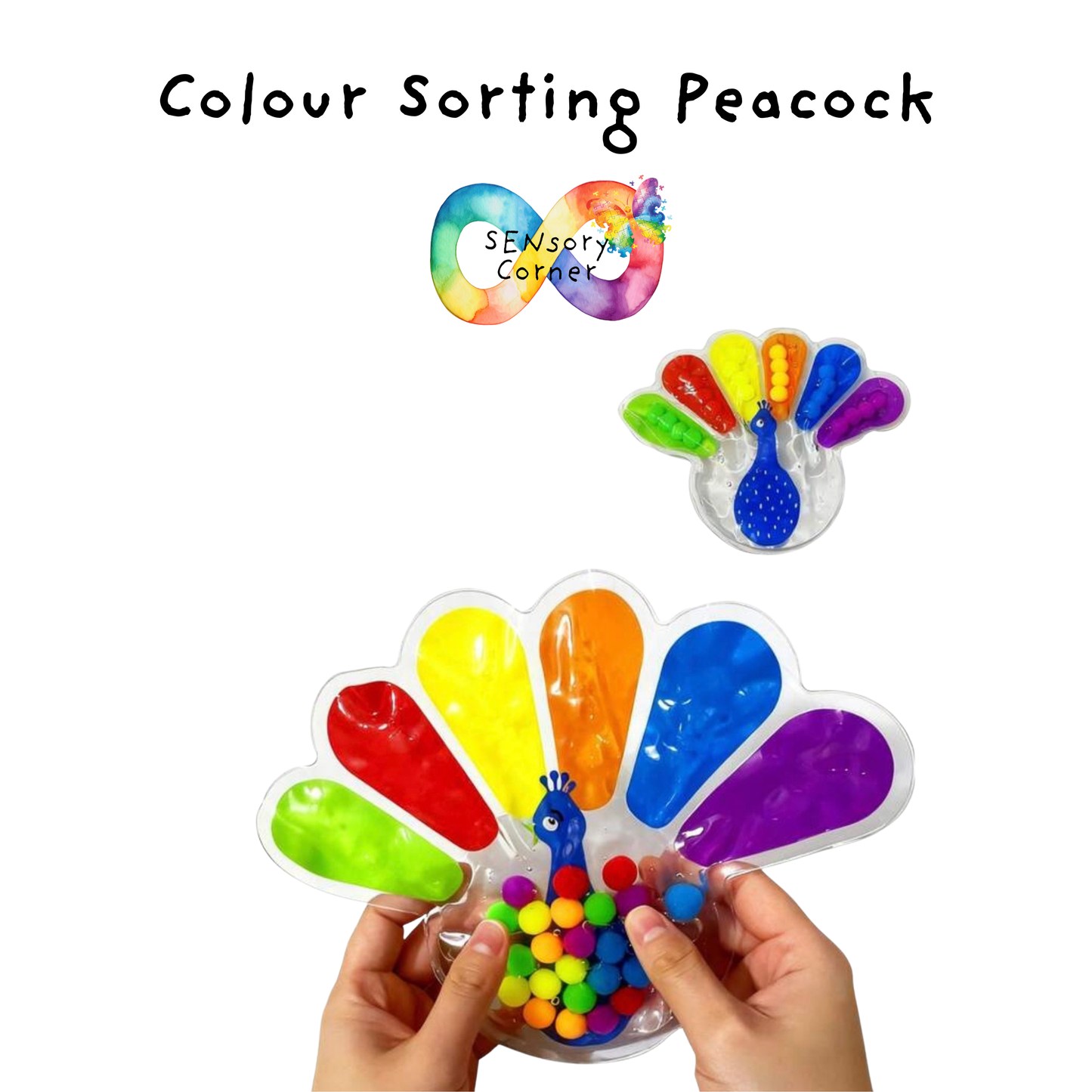 Colour Sorting Peacock