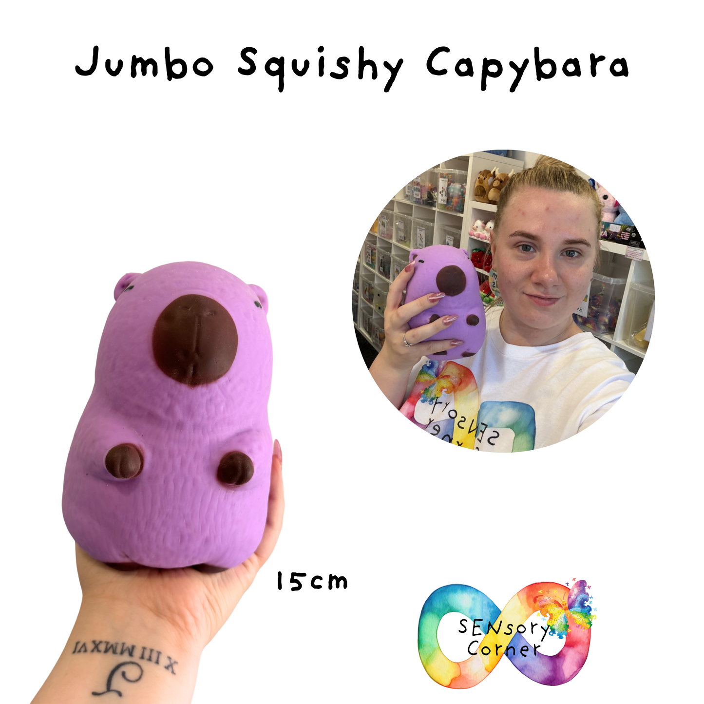 15cm Jumbo Squishy Capybara