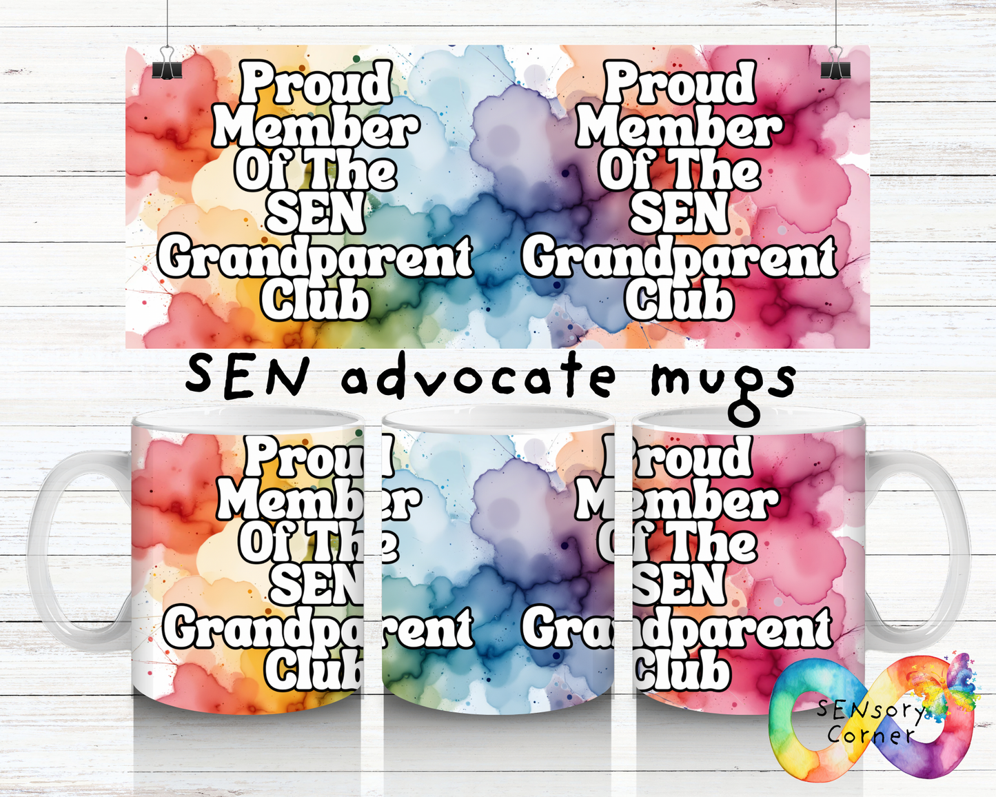 Proud Member Of The SEN Grandparent Club SEN Advocate Mug