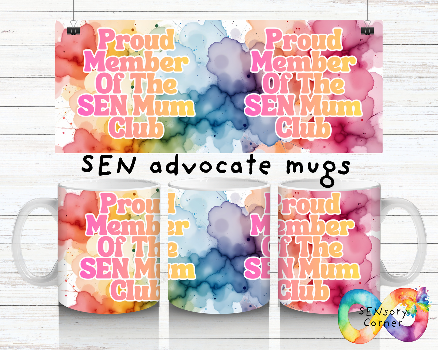 Proud Member Of The SEN Mum Club SEN Advocate Mug
