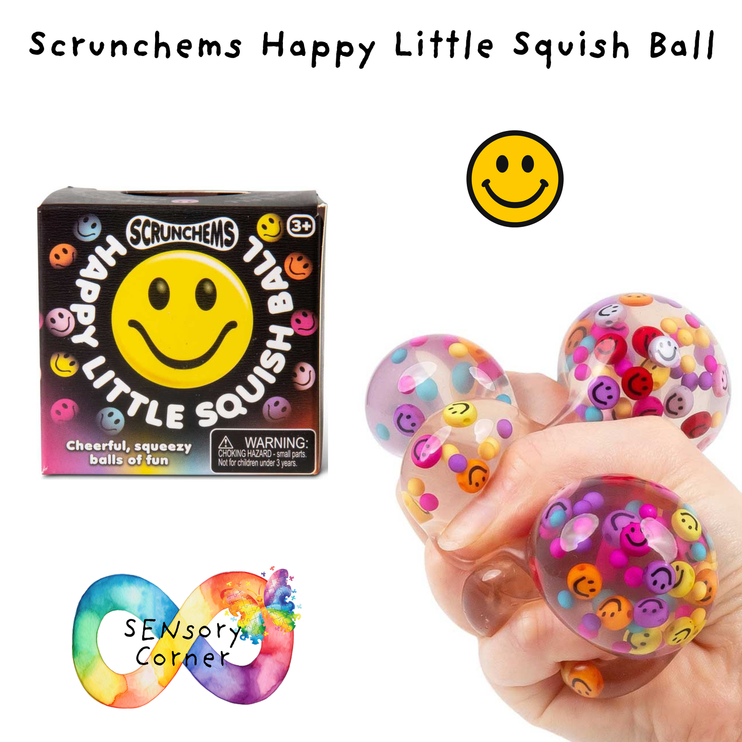 Scrunchems Happy Little Squish Ball