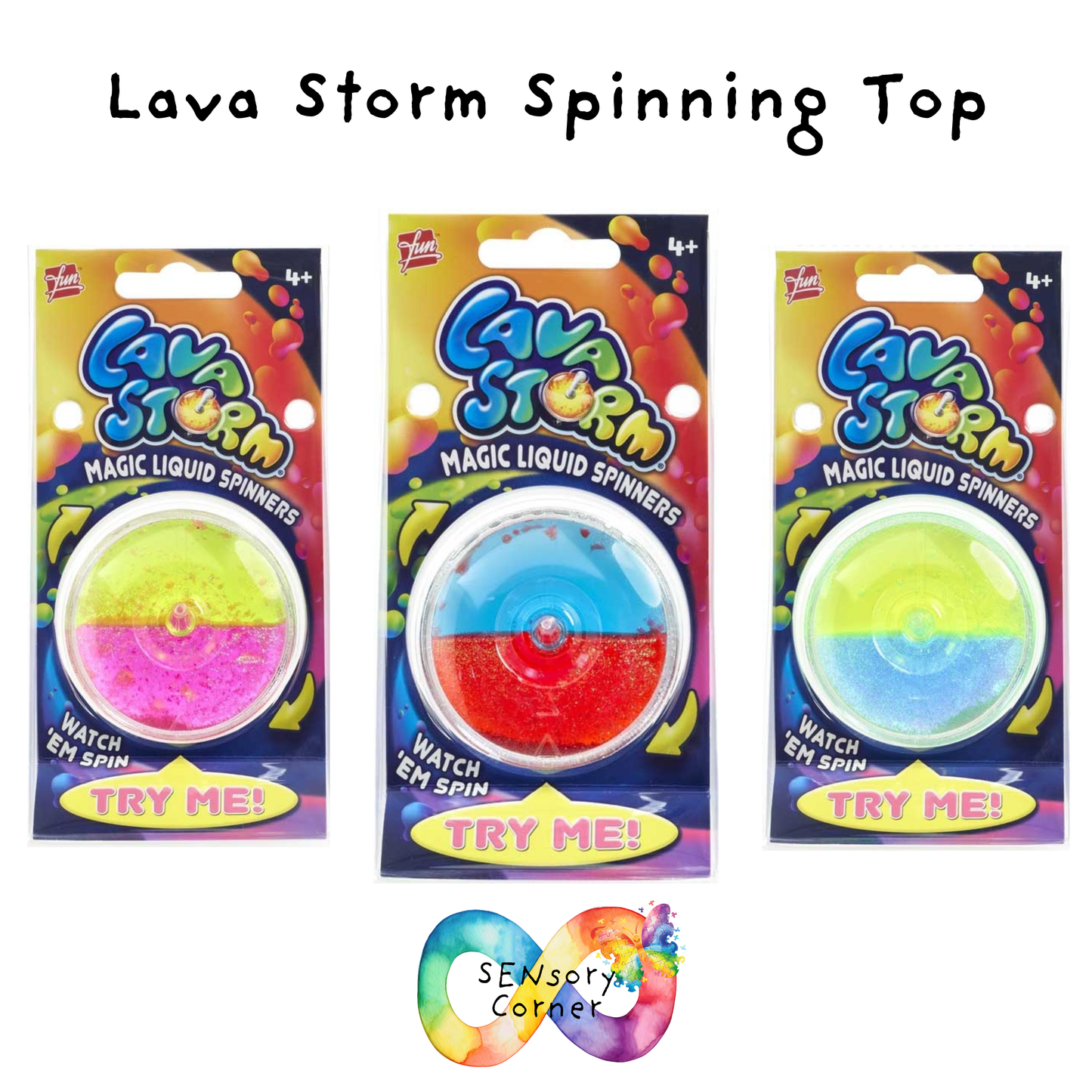 Lava Storm Spinning Top