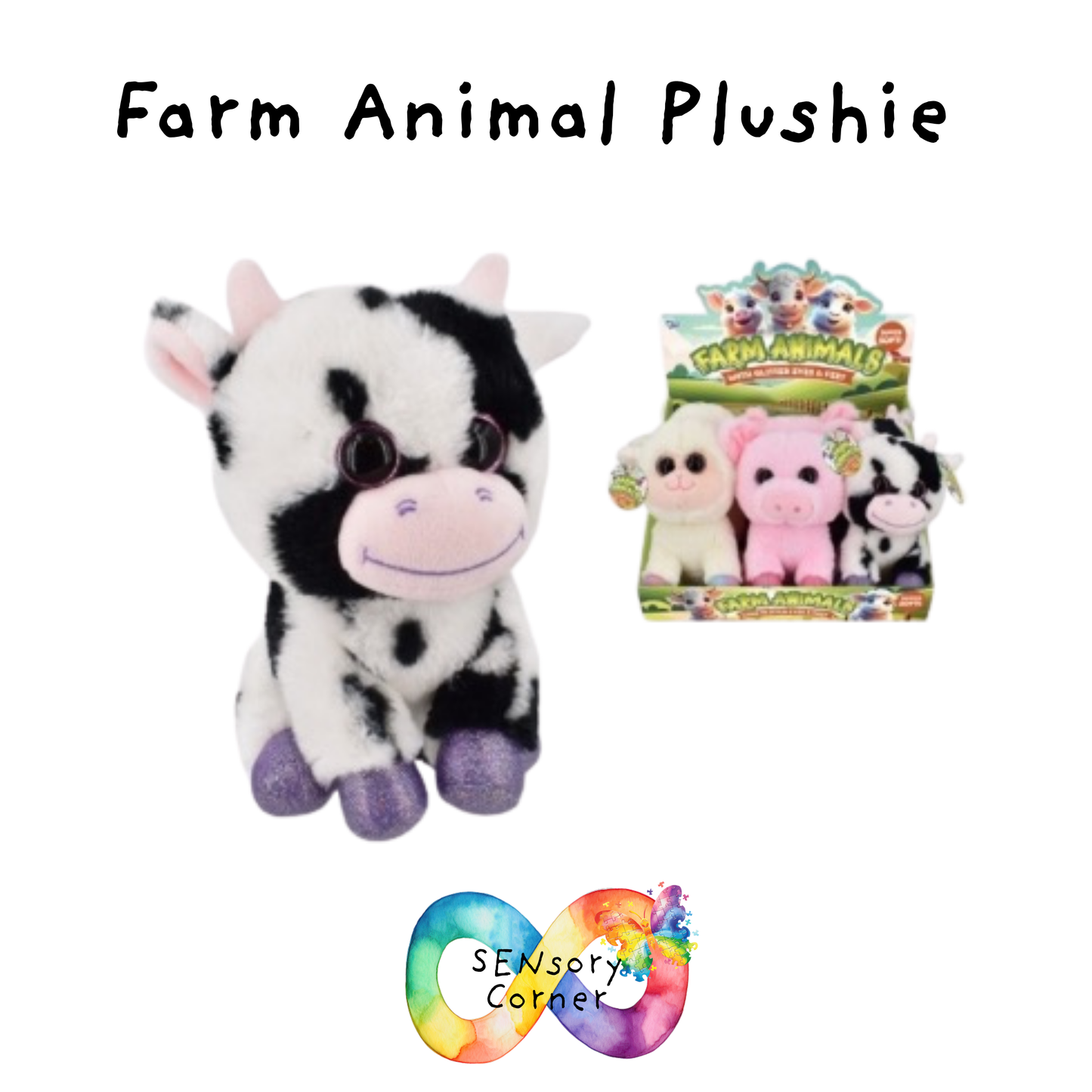 Farm Animal Plushie 20cm