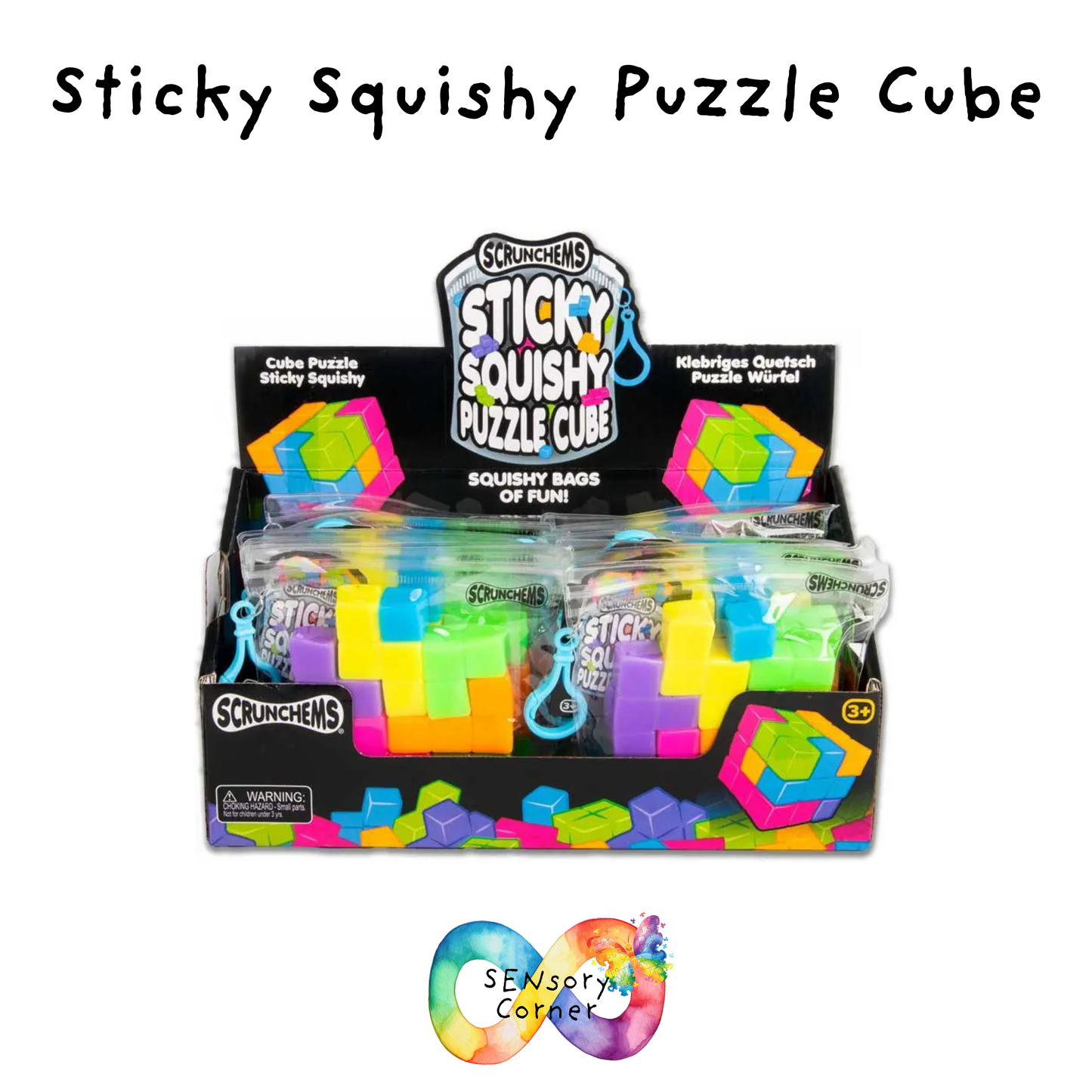 Scrunchems Sticky Squishy Puzzle Cube