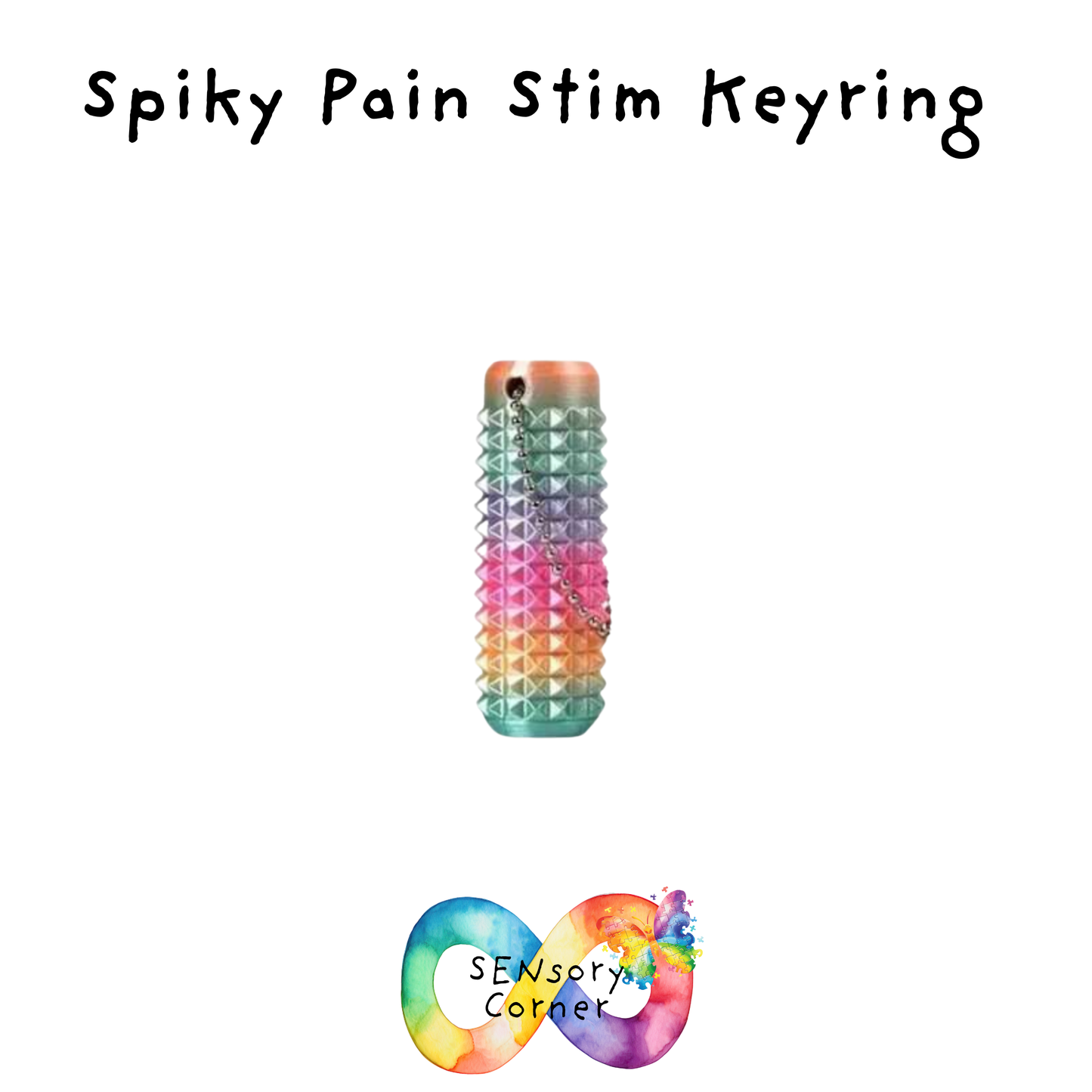 Spiky Pain Stim Keyring