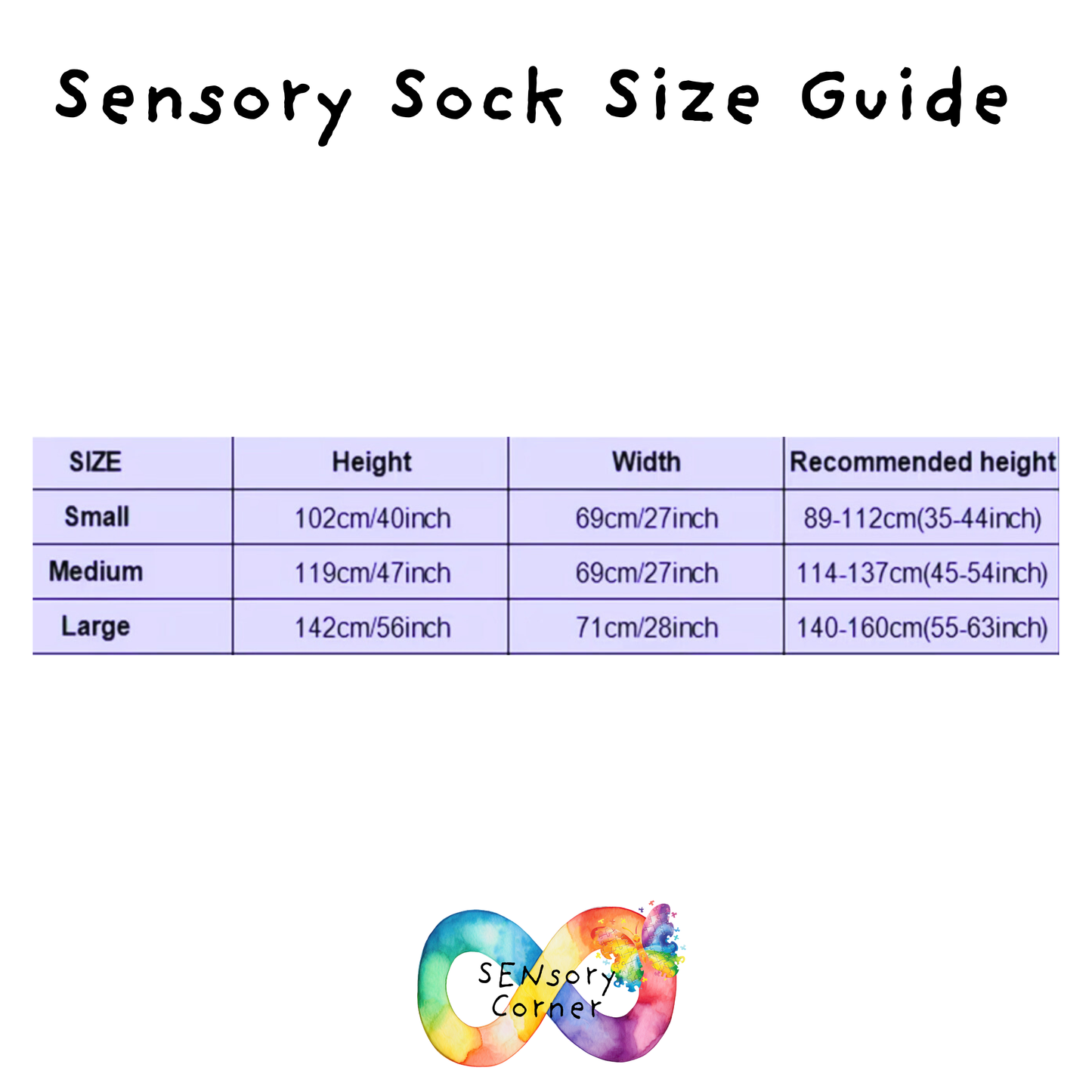 PRE ORDER Sensory Sock