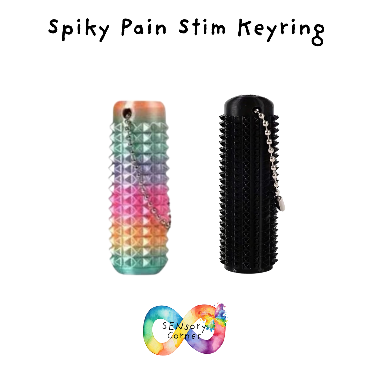 Spiky Pain Stim Keyring