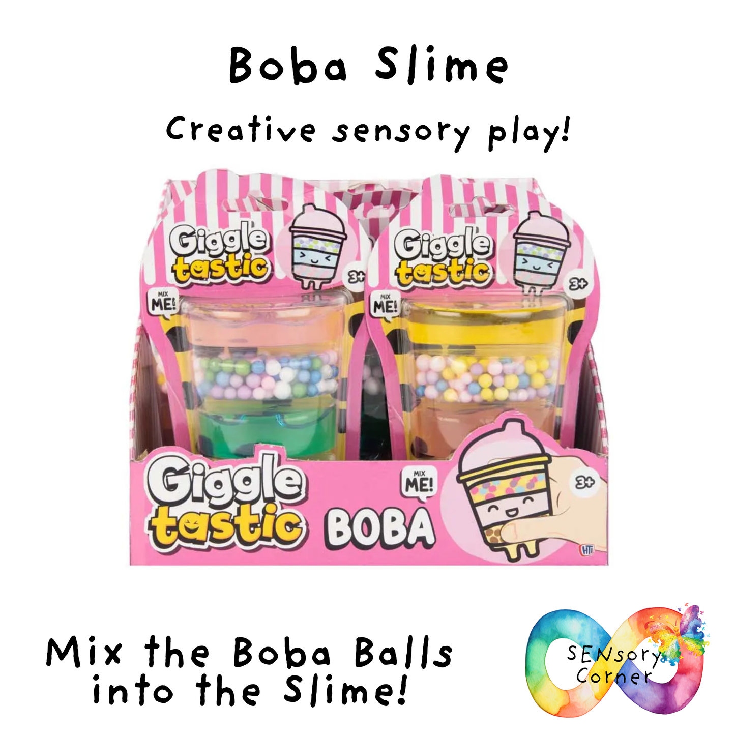 Boba Slime Sensory Play