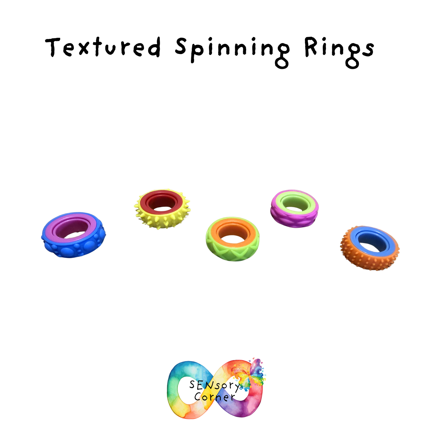 Textured Spinning Rings