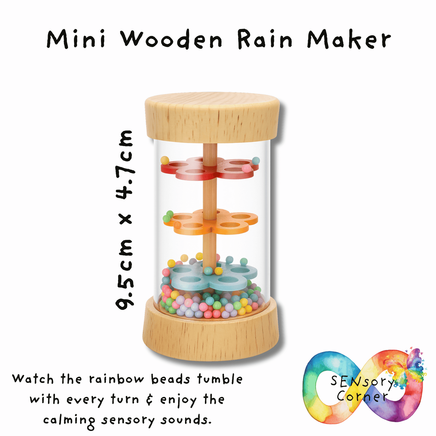 Mini Wooden Rain Maker
