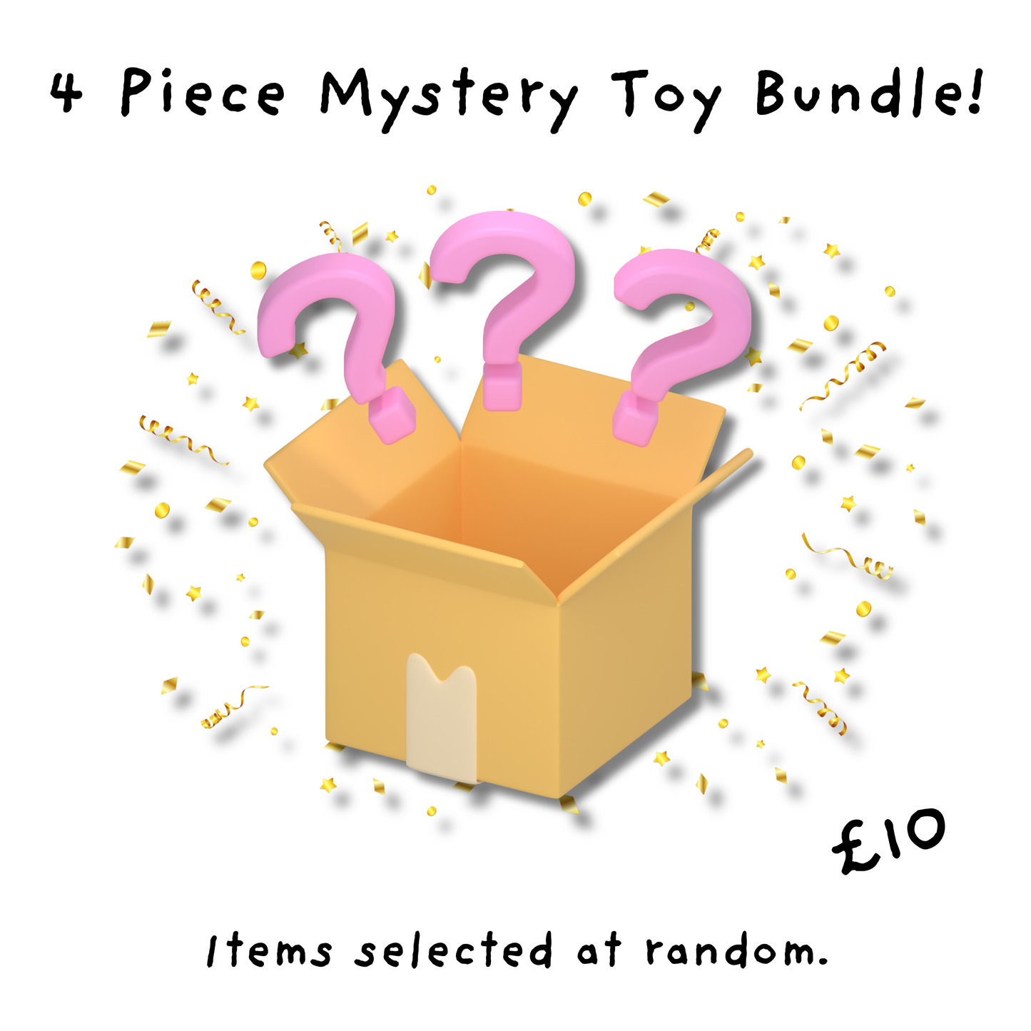4 Piece Mystery Toy Bundle