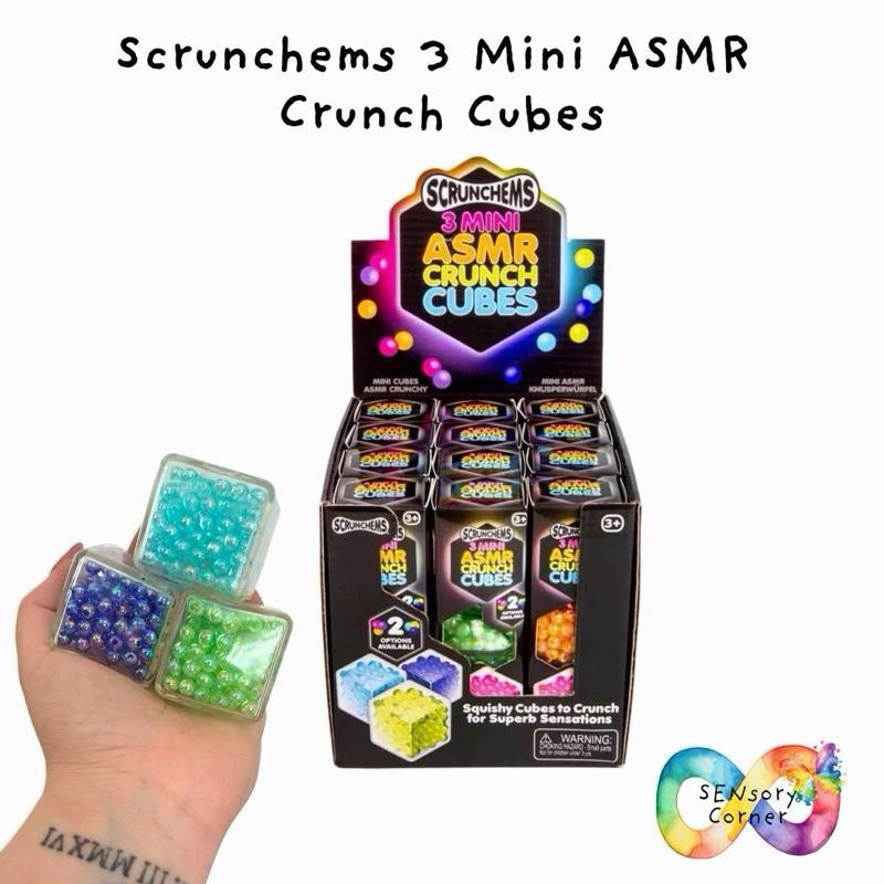Scrunchems 3 Mini ASMR Crunch Cubes