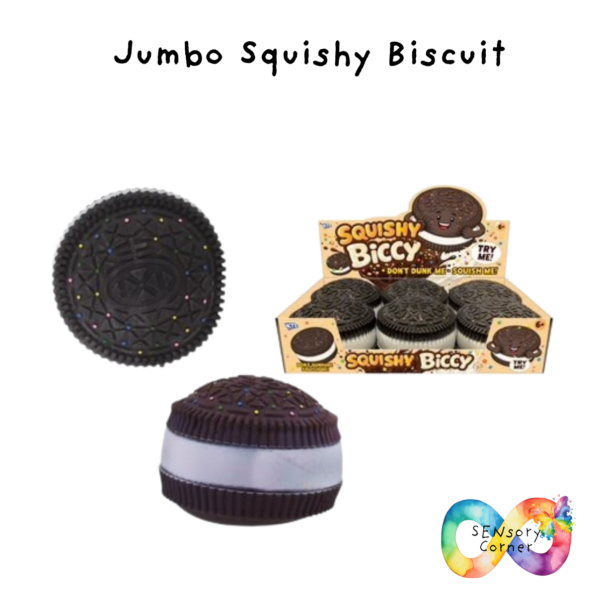 Jumbo Squishy Biscuit