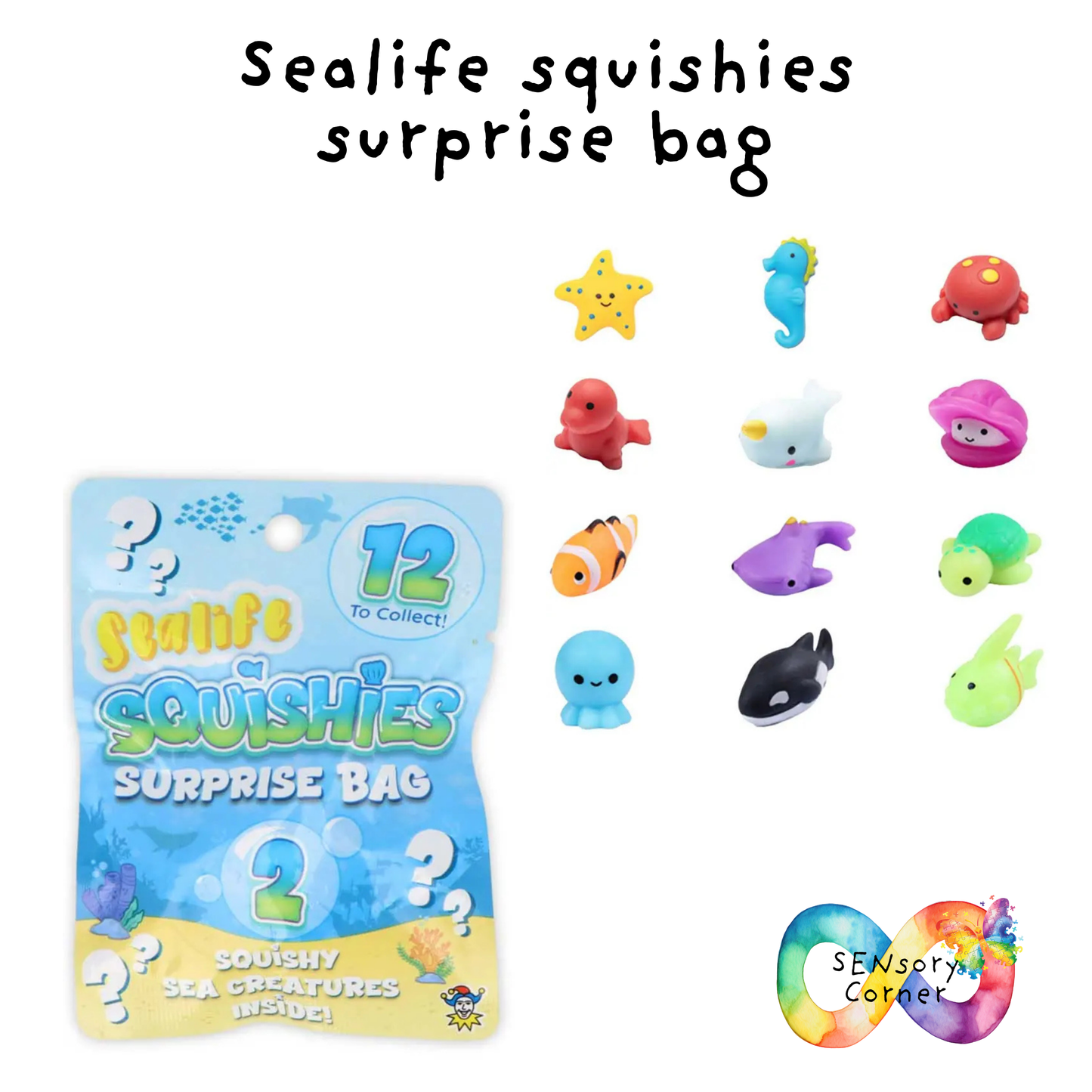 Sealife Squishies Surprise Bag
