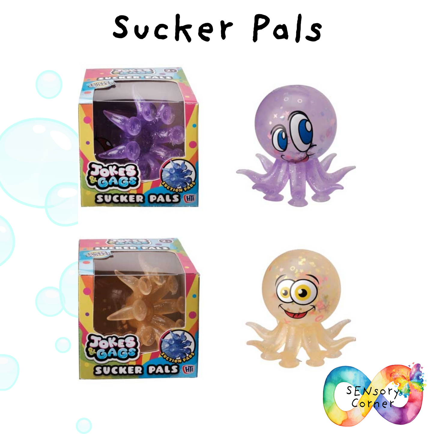 Squeezy Octopus with Suckers