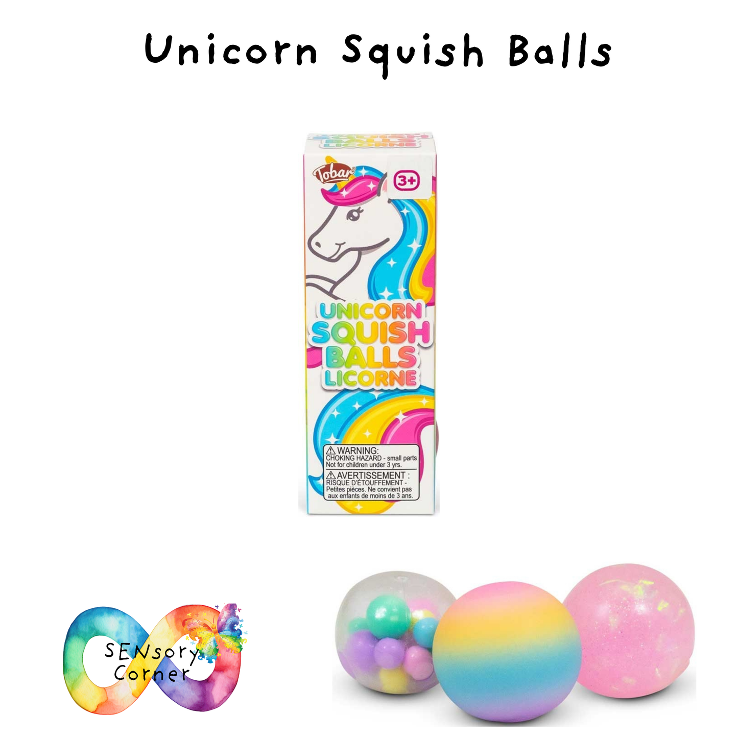 Scrunchems Unicorn Squish Balls