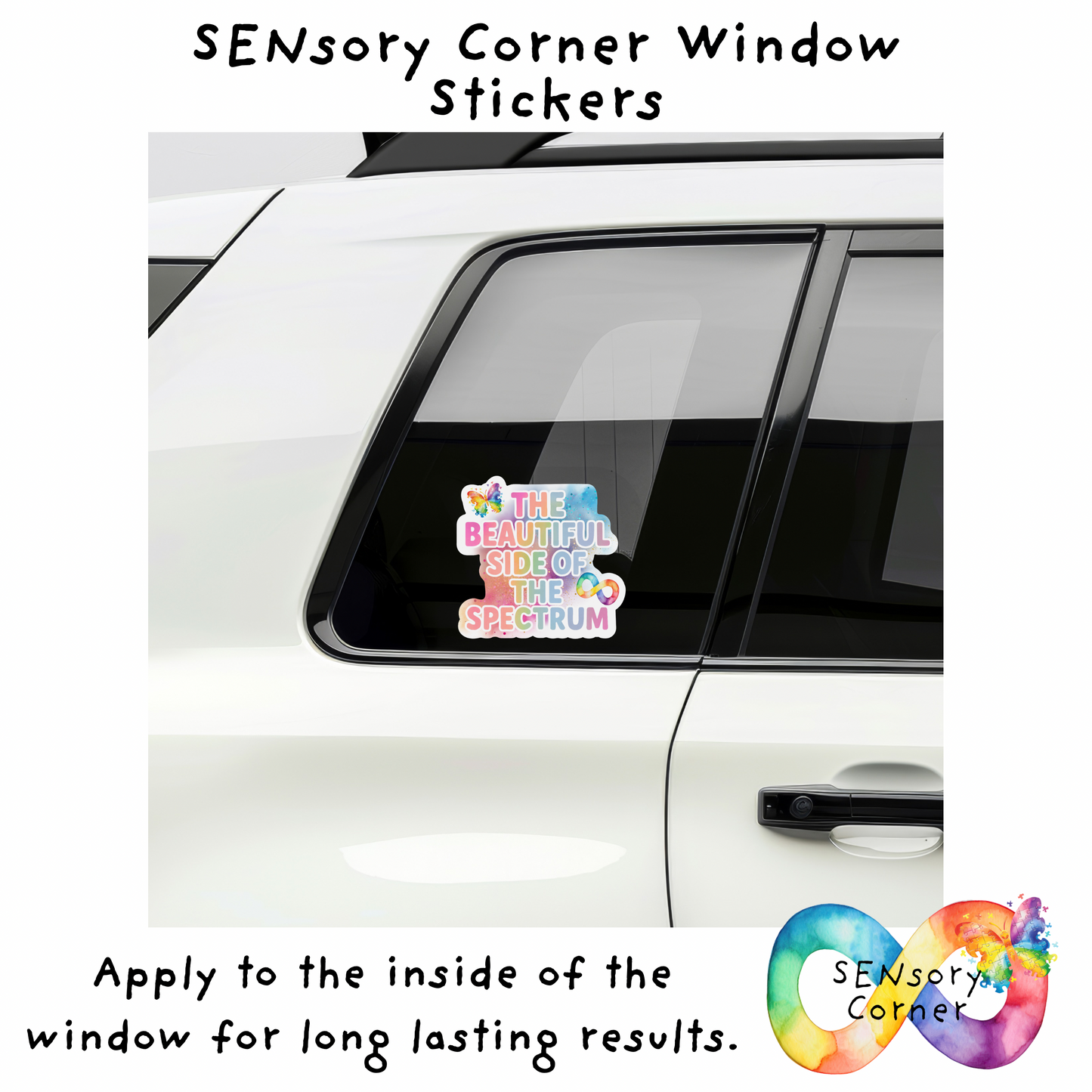 SENsory Corner Window Stickers