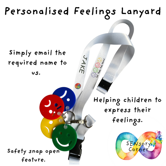 Personalised Feelings Lanyard