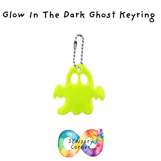 Glow In The Dark Ghost Keyring