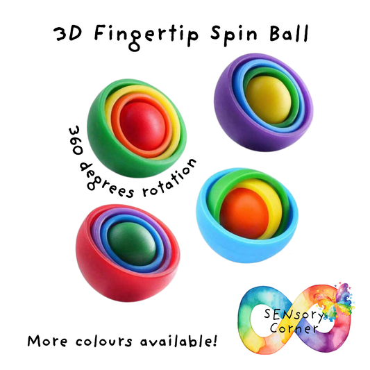 3D Fingertip Spin Ball