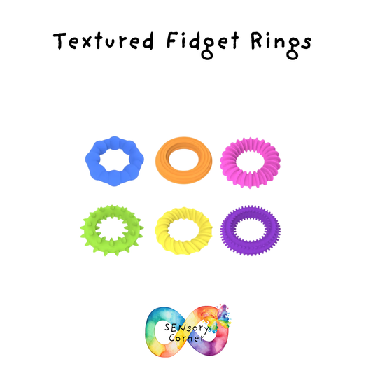 Textured Silicone Fidget Rings