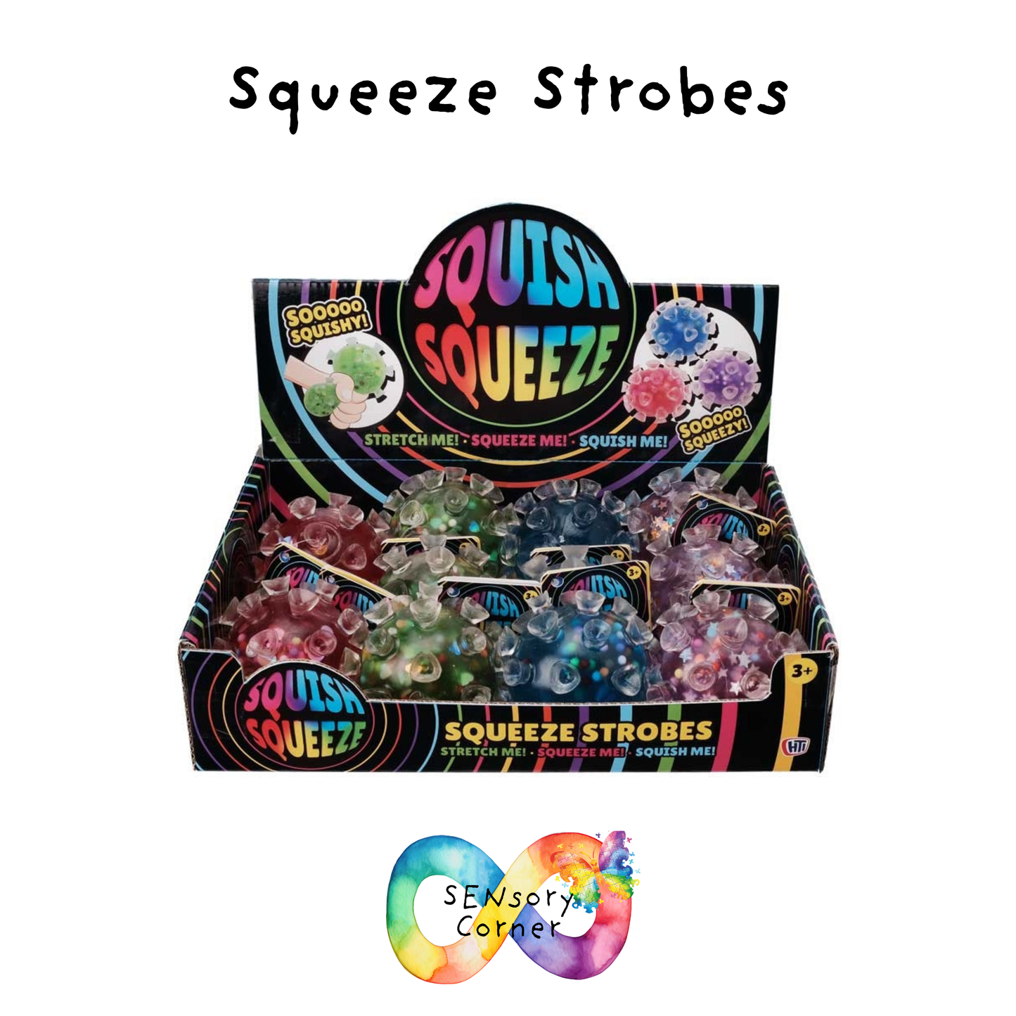 Squeeze Strobe Balls