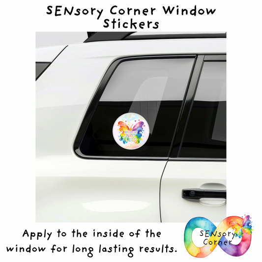 SENsory Corner Window Stickers