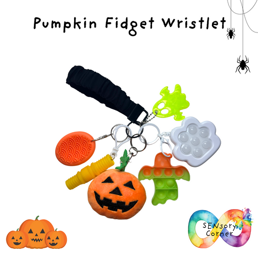 Pumpkin Fidget Wristlet