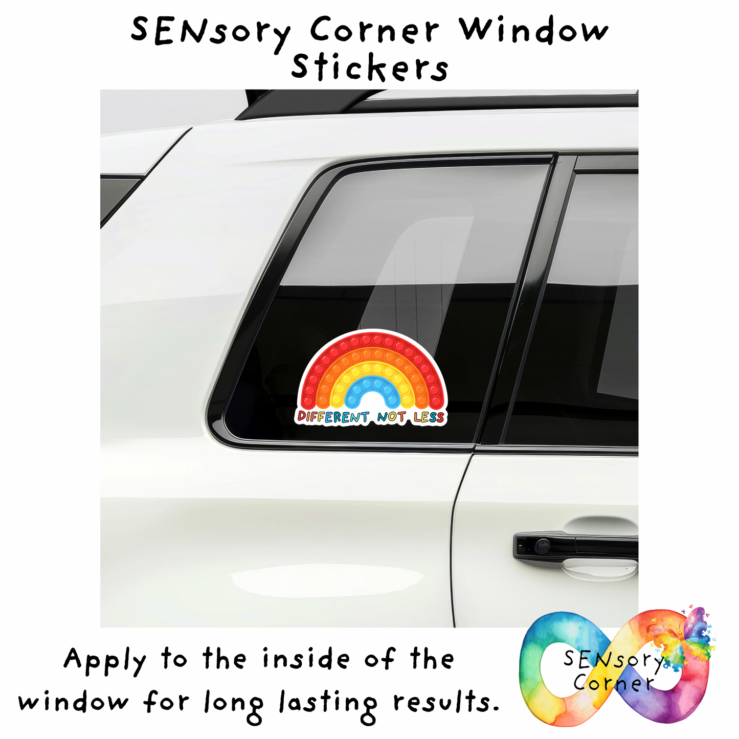 SENsory Corner Window Stickers