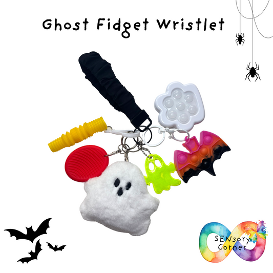 Ghost Fidget Wristlet