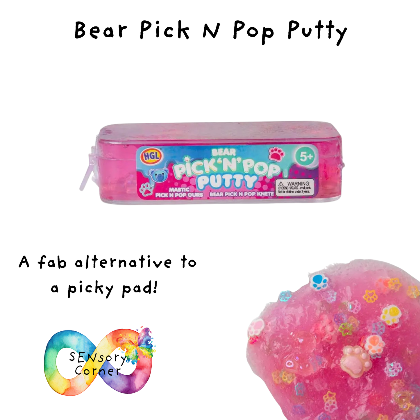 Bear Pick N Pop Putty
