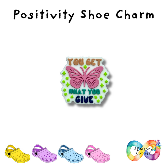 Positivity Shoe Charm
