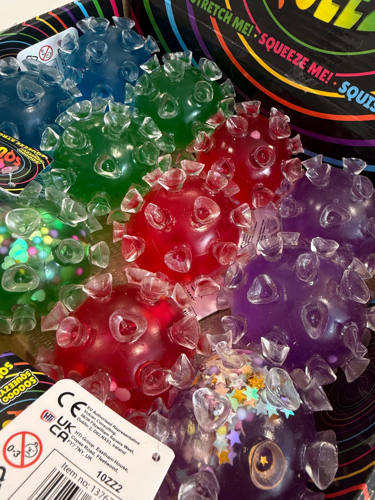 Squeeze Strobe Balls