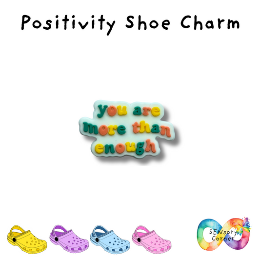 Positivity Shoe Charm