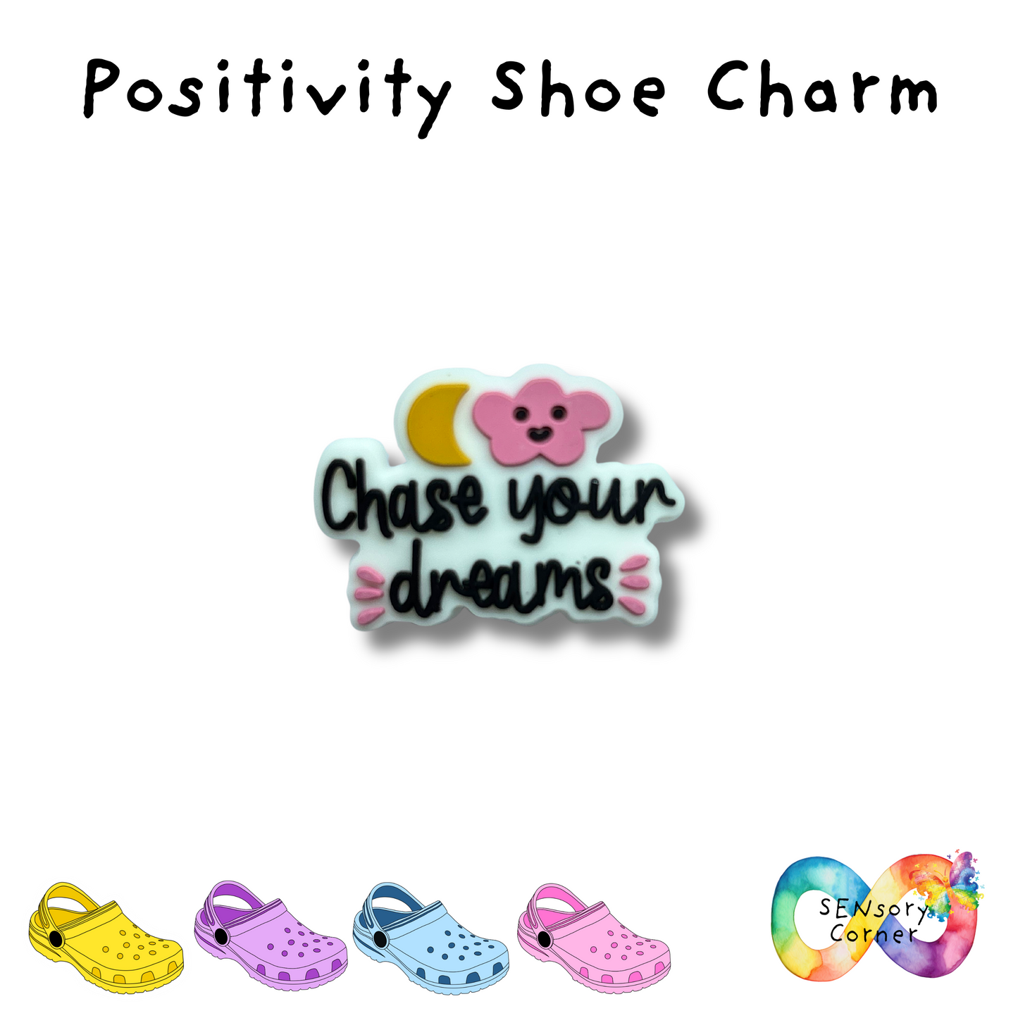 Positivity Shoe Charm