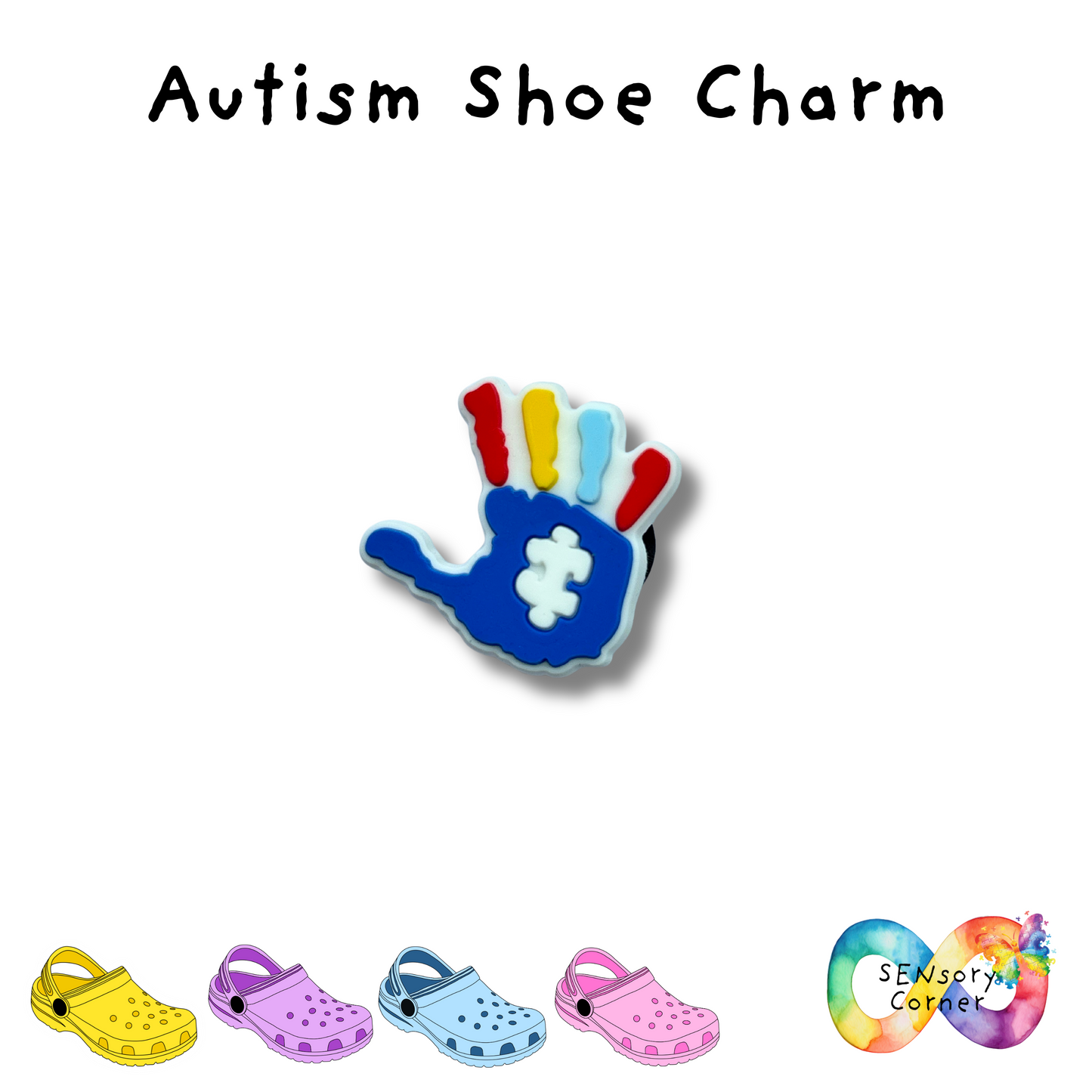 Autism Advocate Shoe Charm
