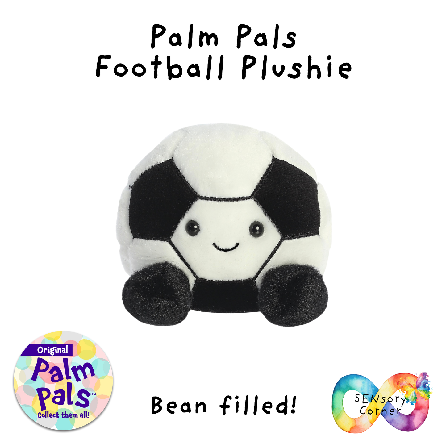 Palm Pals Striker Soccerball Plushie