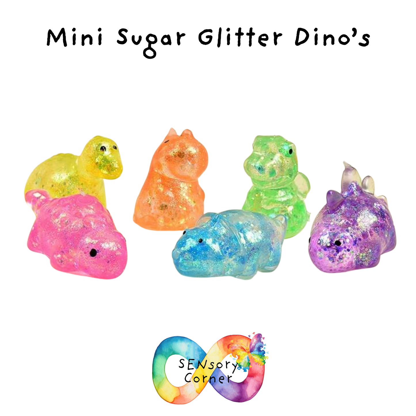 Mini Sugar Glitter Dino’s