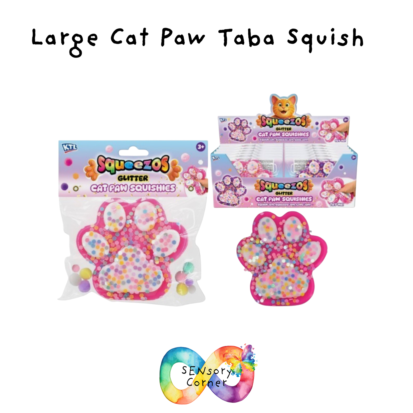 Large Cat Paw Taba Squish