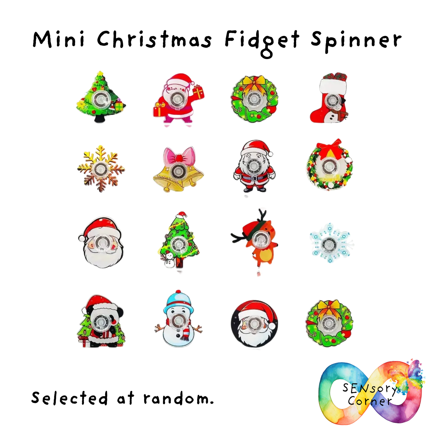 Mini Christmas Fidget Spinner