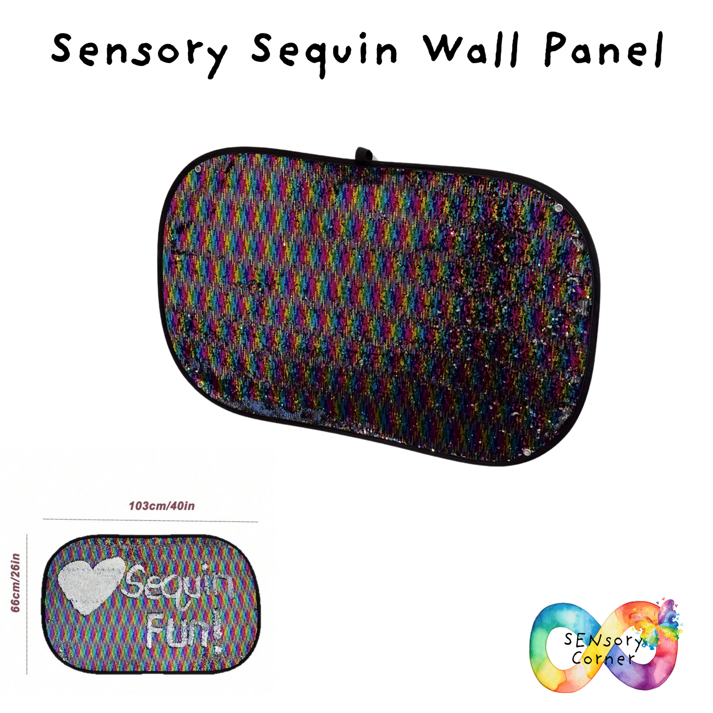 Sensory Sequin Wall Panel