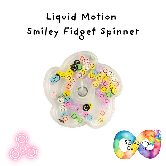 Liquid Motion Smiley Fidget Spinner