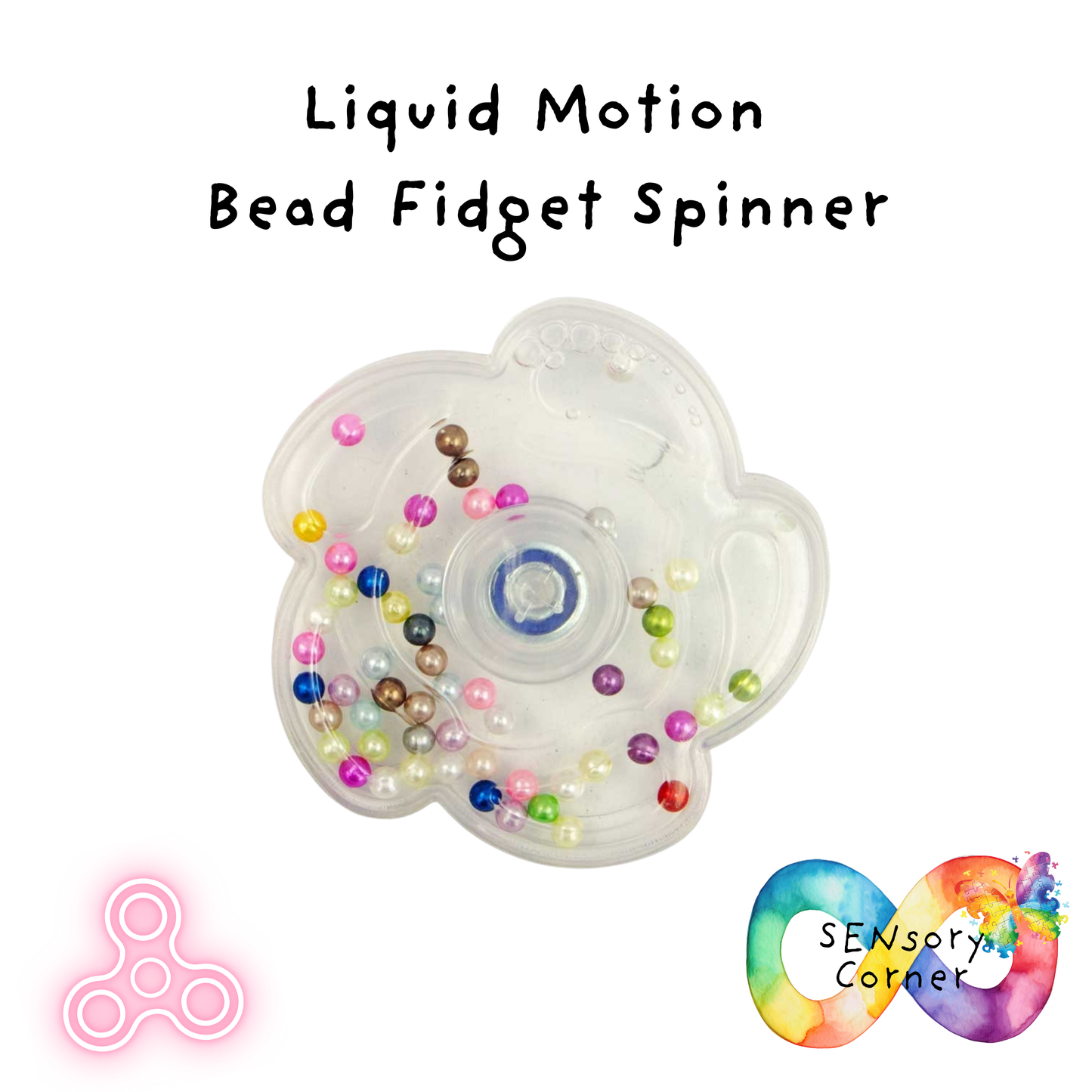 Liquid Motion Bead Fidget Spinner