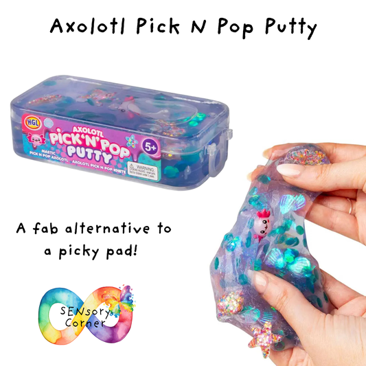 Axolotl Pick N Pop Putty