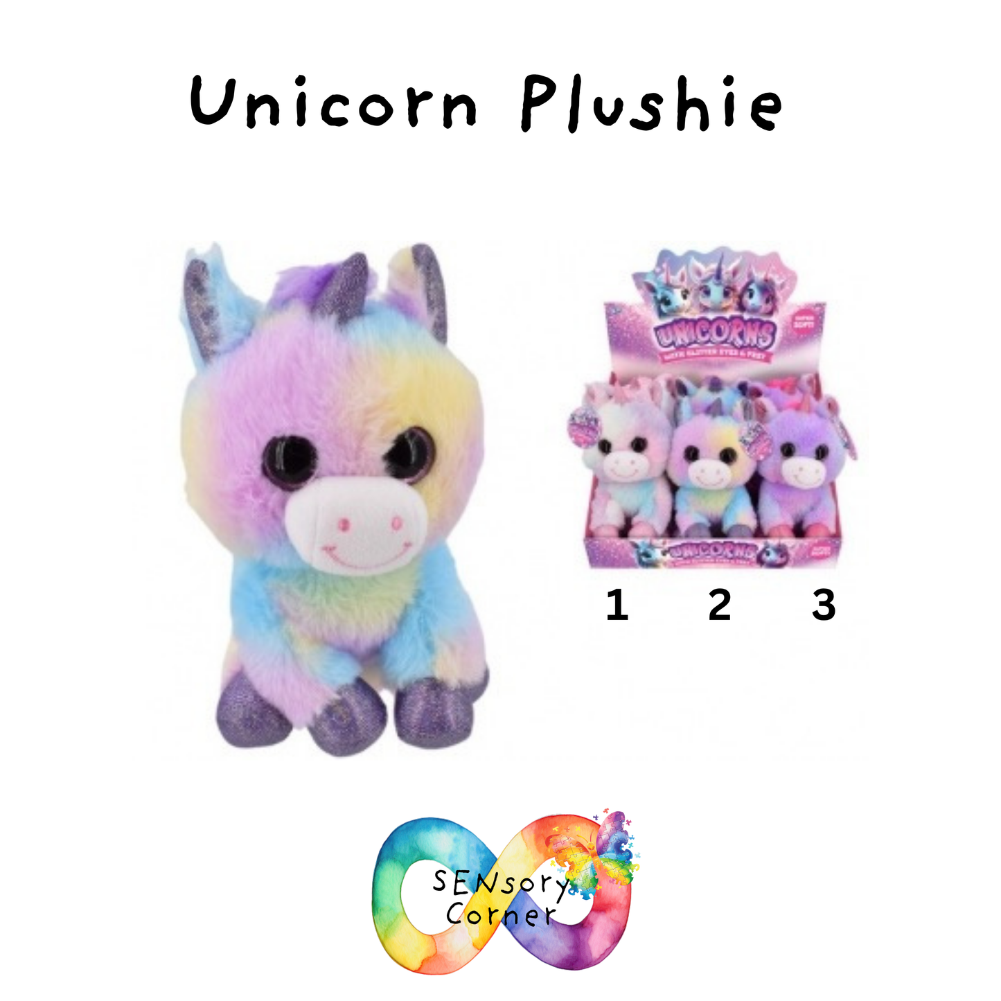 Unicorn Plushie 20cm
